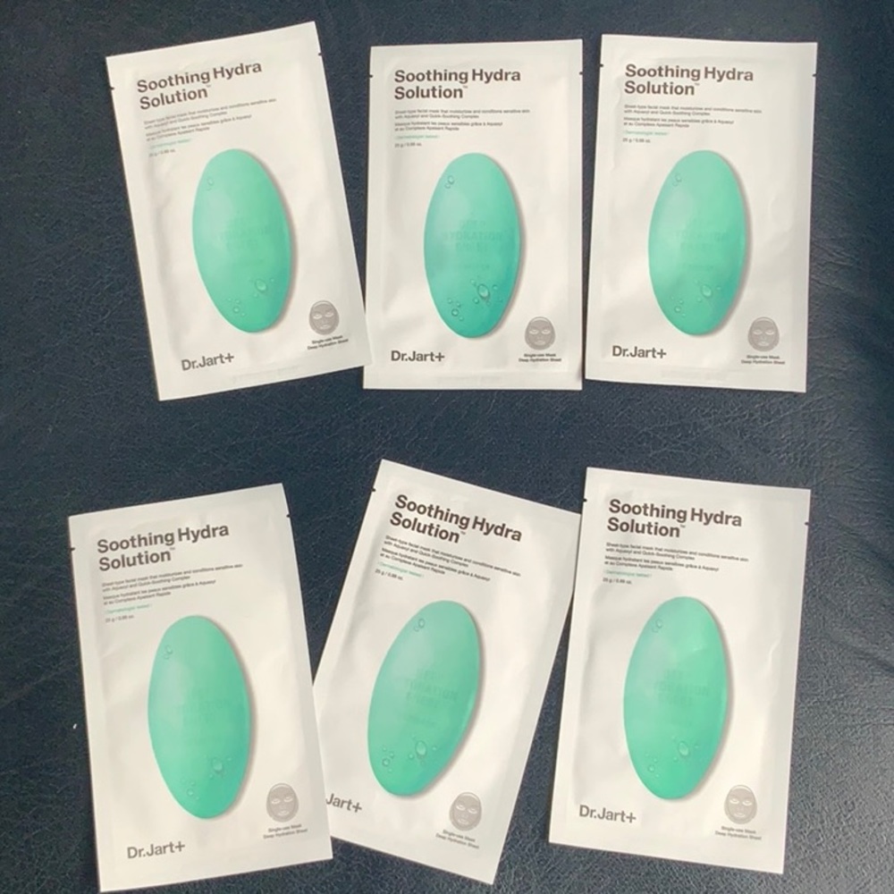 Dr jart sheet masks 6 pieces